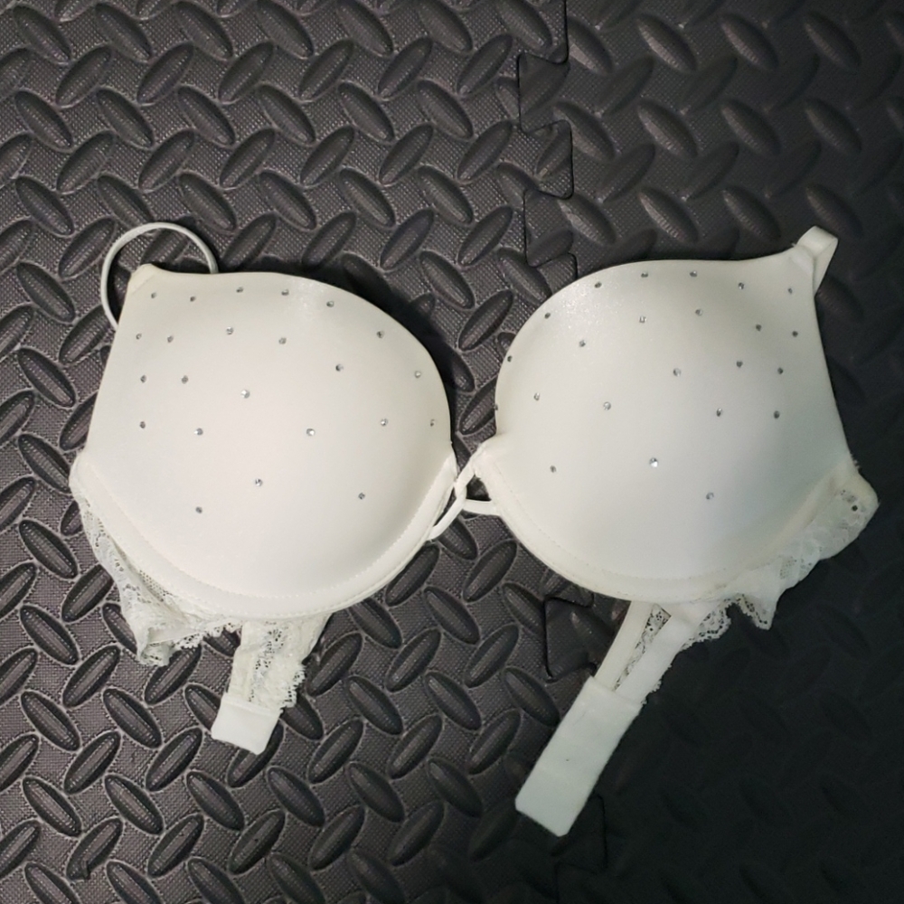 Rhinestone studded Bra